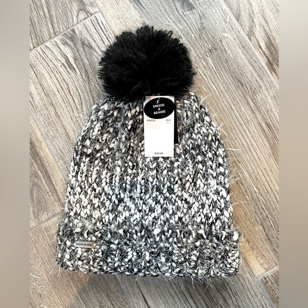 Steve Madden Beanie with Pom